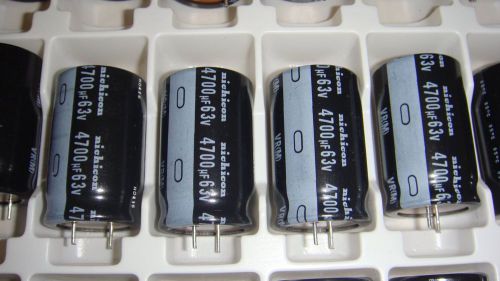 UVR1J472MRDGSOCA  NICHICON 4700UF 63V 20% CAPACITOR  1 PIECE