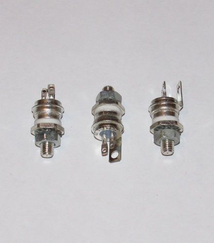 (3) GE SC245D2 10-amp 400-volt Stud Mount Triacs New Surplus Stock