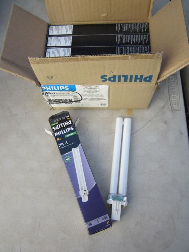 Lot / 27 Philips Alto PL-S 9W/841/2P Compact Fluorescent Lamps NOS