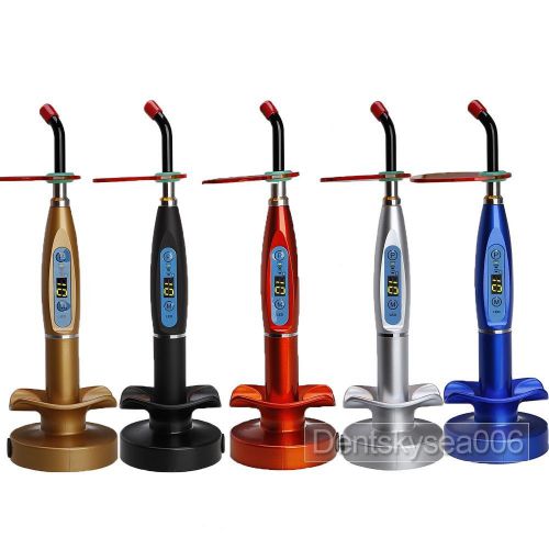 5x dental wireless led curing light cure lamp 1500mw orthodontics for dentist for sale