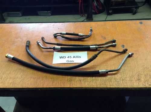 Allis Chalmers WD45 Gas Power Steering Hoses, Hydraulic Tube