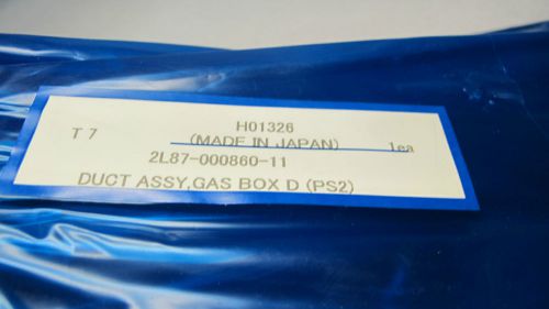 Tokyo electron limited 2l87-000860-11 gas box duct assy for sale