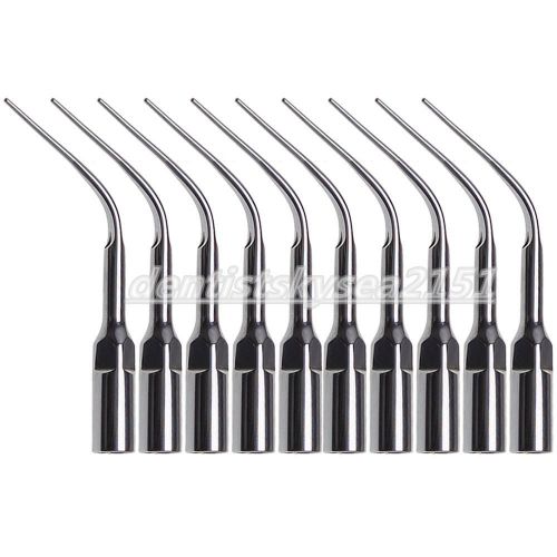 10pcs Dental Ultrasonic Scaler Piezo Perio Tips PD3 fit DTE Satelec Long Deep