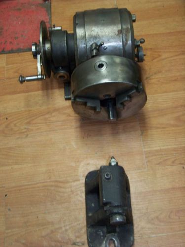 NICE DIVIDING HEAD WITH UNION 153-U 8&#034; CHUCK CUSHMAN 30-860-08-000A TAILSTOCK