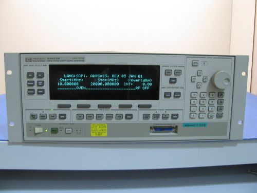 Agilent 83623B High Power Swept-Signal Generator, 0.01 - 20 GHz, OP 004, 008