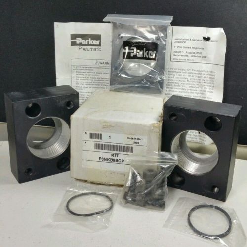 NEW PARKER P3N SERIES MODULAR PORT BLOCK KIT 1.5&#034; PNEUMATIC SEAL KIT P3NKB9BCP