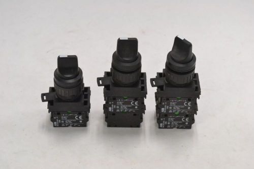 LOT 3 ABB SK616001-A SELECTOR SWITCH BLACK 380V-AC 10A AMP B329302