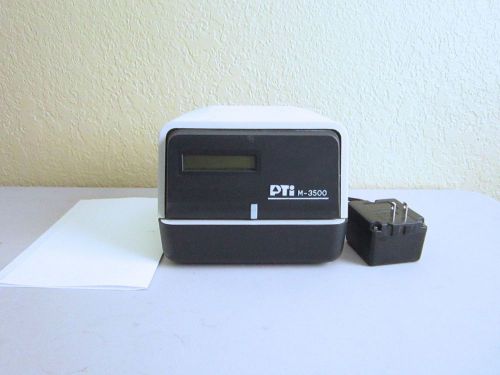 Pyramid Technologies PTi M 3500 Digital Office Time Punch Clock