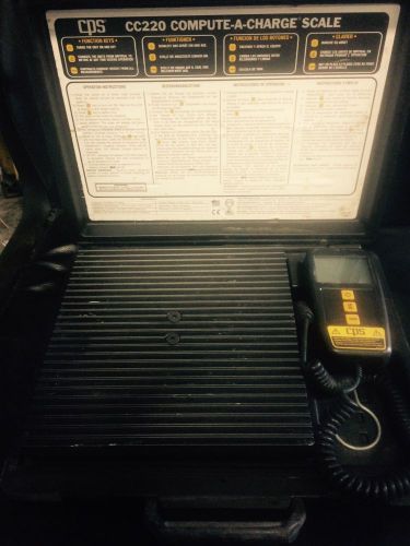 CPS CC220 Compute-A-Charge High Capacity Refrigerant Charging Scale