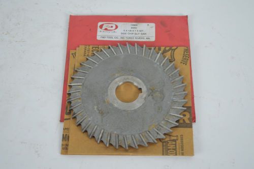 F&amp;d tool company 14869-b450 slitting saw with side chip clearance, hss for sale