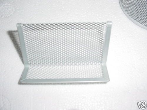 METAL MESH BUSINESS CARD HOLDER    NEW