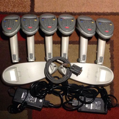 Lot of 6 Symbol PHASER P460 Scanners SBRE SR1214100WW Fully Tested And Working
