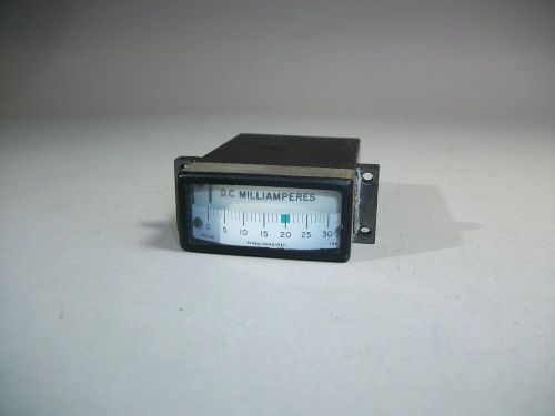 Jewell Instruments D.C. Milliamperes SYN6AH040N311 Ammeter 0-30 Panel Meter