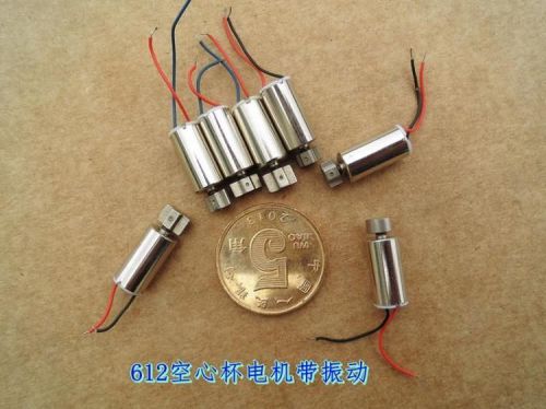 5pc 3V 180mA -250mA 6*12MM coreless motor with vibration Mini DC vibration motor