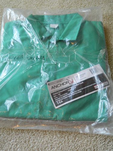 BRAND NEW ANCHOR CA-1200-M 2XL 30 INCH GREEN FLAME RETARDANT WELDING JACKET NEW