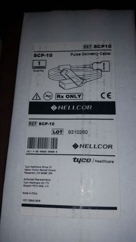 Two (2) NEW Nellcor Pulse Oximetry Cables Catalog # SCP-10