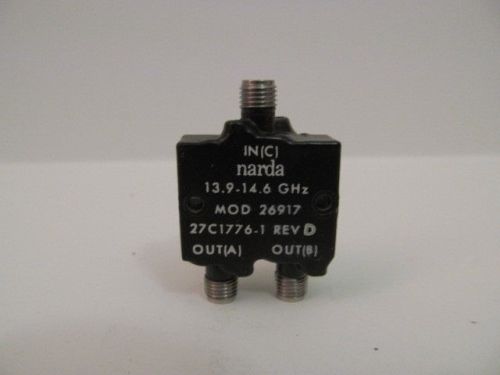 Narda 26917 RF Coaxial Power Divider 13.9-14.6GHz SMA