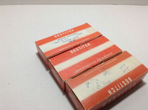 Bostich B8 Staples. 5000. STCR2115-1/4&#034; three boxes