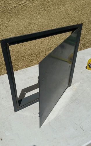 Multi-Purpose Metal Access Panel,2 Cam Lock, Rough opening 14&#034;W x 14&#034;Lx2&#034;depth .