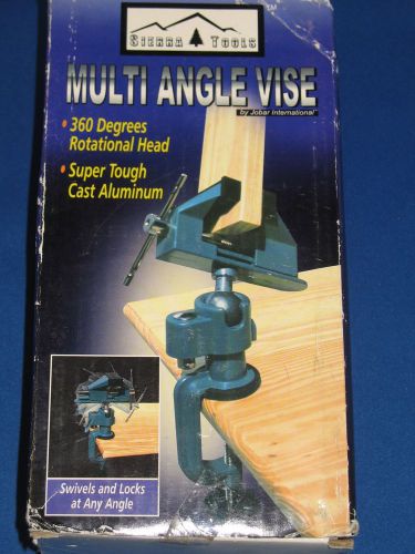 New &#039;sierra tools&#039; 3&#034; multi angle clamp-on vise by jobar int. new old stock for sale