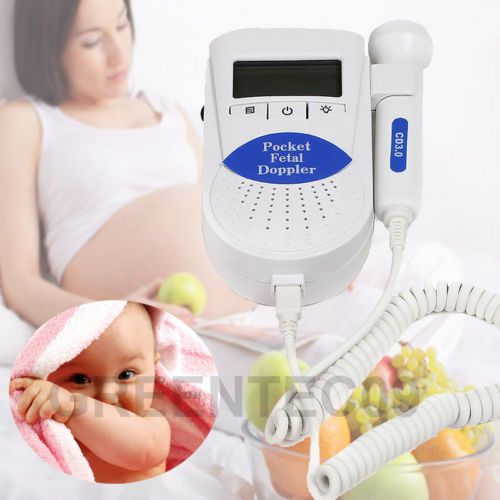 Sonoline B Fetal heart doppler /Backlight LCD 3mhz+ gel FDA US Seller 1y warrnty