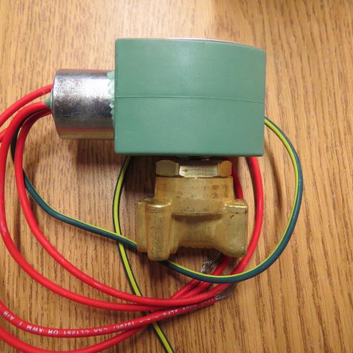 ASCO RED HAT 8262G013 SOLENOID VALVE, 1/4&#034; NPT, 2-WAY, NC, 110/120 V