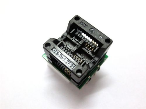 SOIC SOP8 to DIP8 EZ Programmer Adapter Socket Wide 200mil 208mil Module