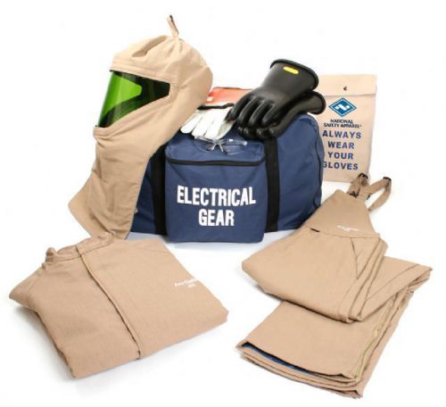 New 40 cal Arc Flash Short Coat &amp; Bib Overall Kits - HRC 4