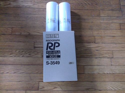 2 NEW GENUINE RISO Master Rolls S3549 DUPLICATOR Model RP3505 RP3790 RP3700