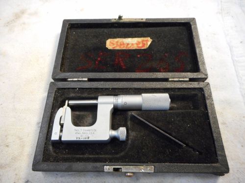 STARRETT NO. 220 MULTI ANVIL MICROMETER .001 GRADS 0-1&#034;