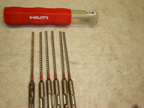 Hilti, (6)- 3/16 x 6&#034; : TE-C masionary drill bits