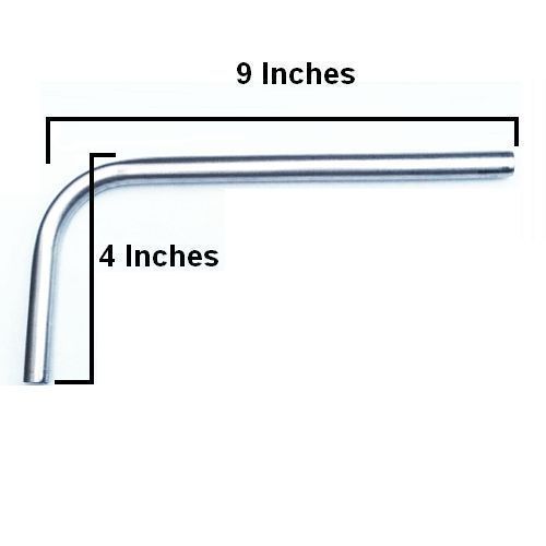 1/2&#034; O.D Stainless Steel Dip Tube for Homebrew Beer Keg or Kettle  - 9&#034; x 4&#034;