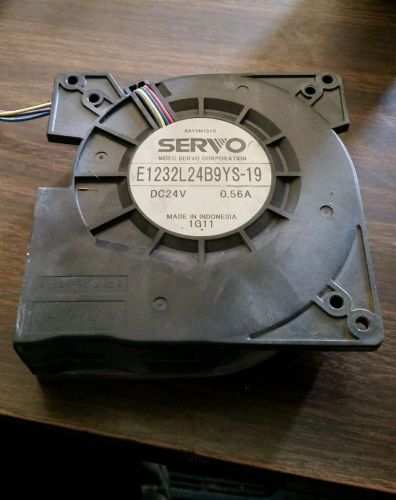 24V DC  .56A Nidec Servo Centrifugal Blower Fan E1232L24B9YS-19