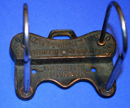 ANTIQUE GENUINE SHANNON ARCH FILE CLIP