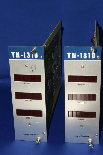 TN TRACOR NORTHERN 1310 (2) LED READOUT MODULES CAMECA USA ELECTRONICS