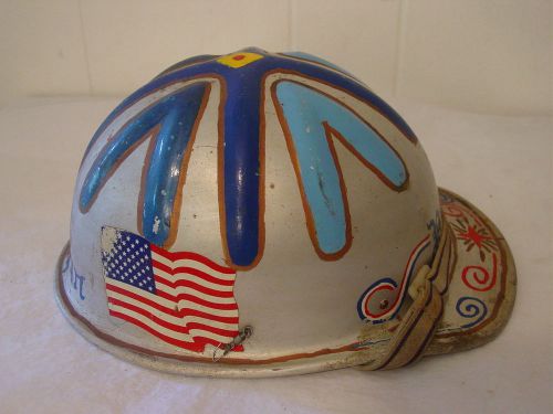 VINTAGE 1950S ALUMINUM SAFETY HELMET MSA MCDONALD HARD HAT