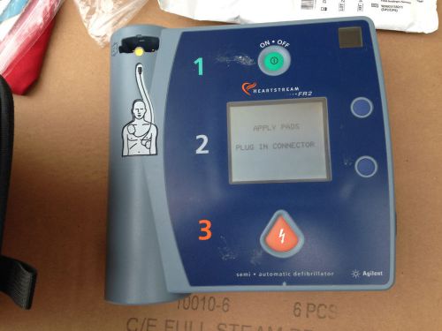 Philips agilent heart start stream onsite defibrillator with case for sale