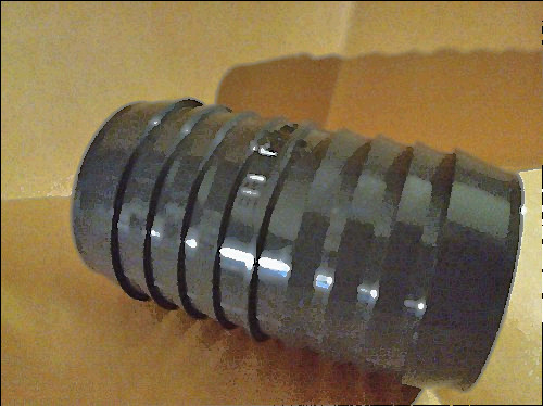 gray connector for sale, Carpet cleaning  1 1/2&#034; hose connector, brand new