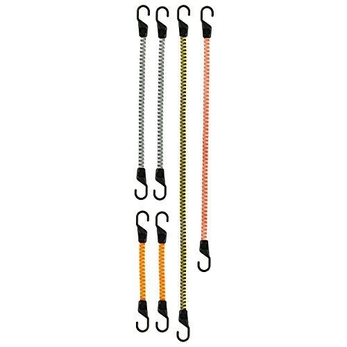 Keeper 06311 Flat Bungee Cord Set, 6 Piece