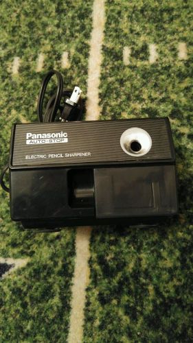 Panasonic KP-110 Black Auto Stop Electric Pencil Sharpener Japan