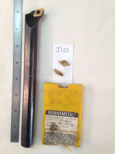 1 used valenite 3/4&#034; steel boring bar sdupl-12-32.5 w/ 10 dpmt 3252 inserts j133 for sale