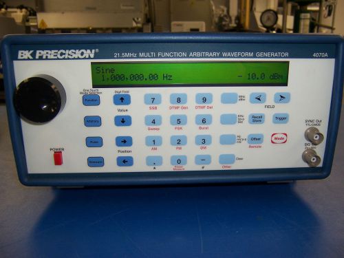 6976 BK PRECISION 4070A 21.5 MHZ MULTI FUNCTION ARBITRARY WAVEFORM GENERATOR