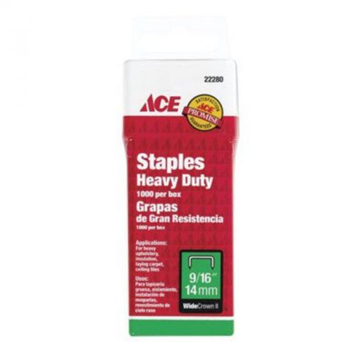 Staple 9/16 Hd Wide Ace Staples 22280 082901222804