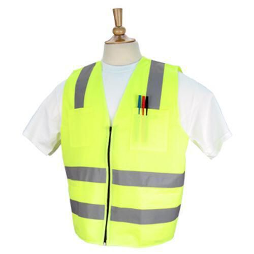 Revco SVY110 Hi-Vis Standard Safety Vest with Reflectives ANSI Class 2, 2X-Large