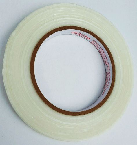 10 RollS of CANTECH Filament Tape Clear (12mm x 55M) 1/2&#034; x 60yds *LIQUIDATION*