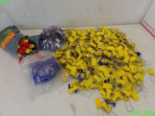 LARGE MIXED LOT OF PADLOCK SECURITY SEALS - NEW