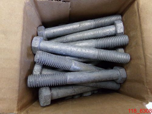 Qty=26 1/2-13 x 4 Hex Head Cap Screw Grade 5 Plain Steel Bolts