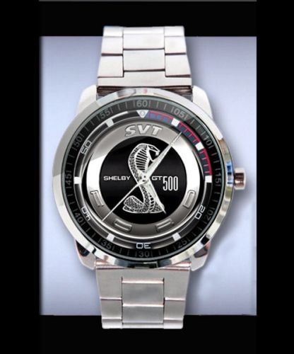 68 SVT Shelby GT 500 Mustang Logo New Design On Sport Metal Watch