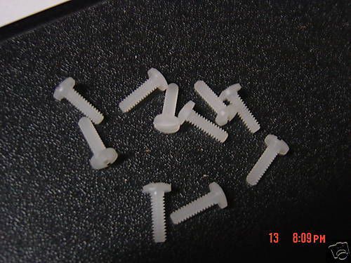 6-32 X 1/2&#034; PVDF Slotted Pan Head Screws