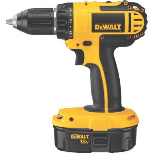 Dewalt DC720KA 18-Volt Nickel-Cadmium 1/2 In. Compact Cordless Drill Kit